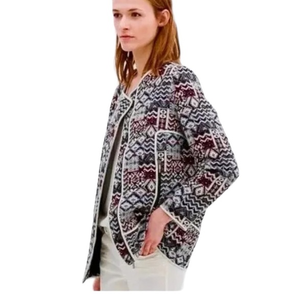 Zara Multicolor Patterned Blazer - Picture 2 of 10